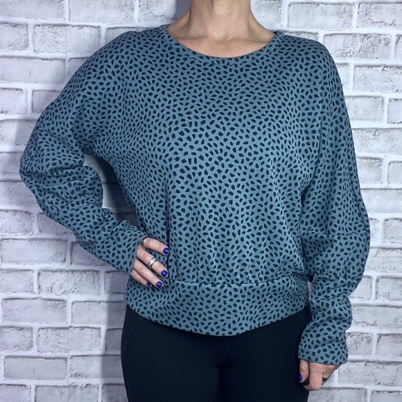 Like New |•ANN TAYLOR•| Graphic Long Sleeve Top - Picture 1 of 7